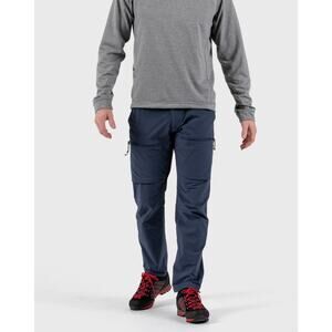 Fjallraven Men’s High Coast Hike Trousers Hiking Cargo Pants Navy Blue 36